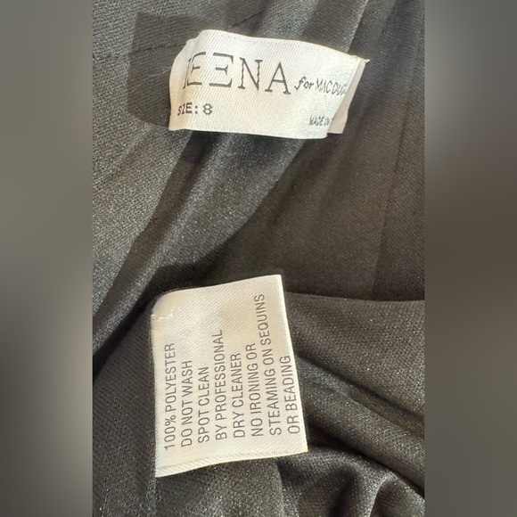 Mac Duggal 26867 - Floral Sequin Short Dress NWT Size 8 - Picture 7 of 8